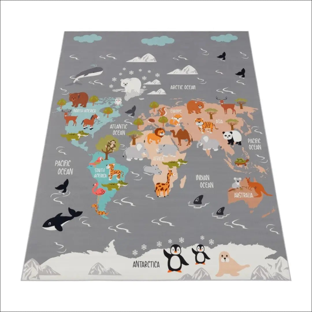 Kilimas NI5058 - 100-200, 50-100, __label:Pristatymas 5-14 d.d., color-pilka, kilimai 140 x 200 cm | Namų imperija Fast
