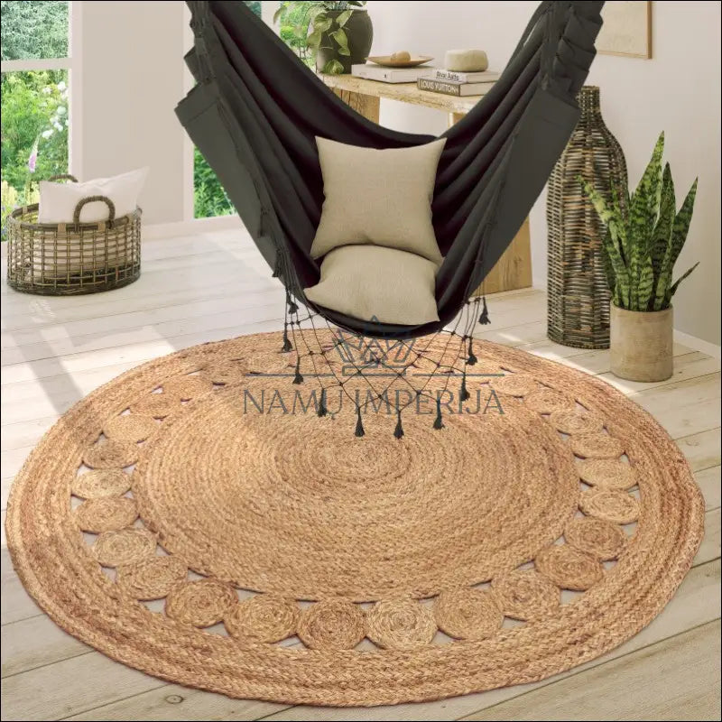 Kilimas NI5109 - €59 Save 15% 100-200, 50-100, __label:Pristatymas 5-14 d.d., color-Nature, kilimai 80 cm round / Gamta