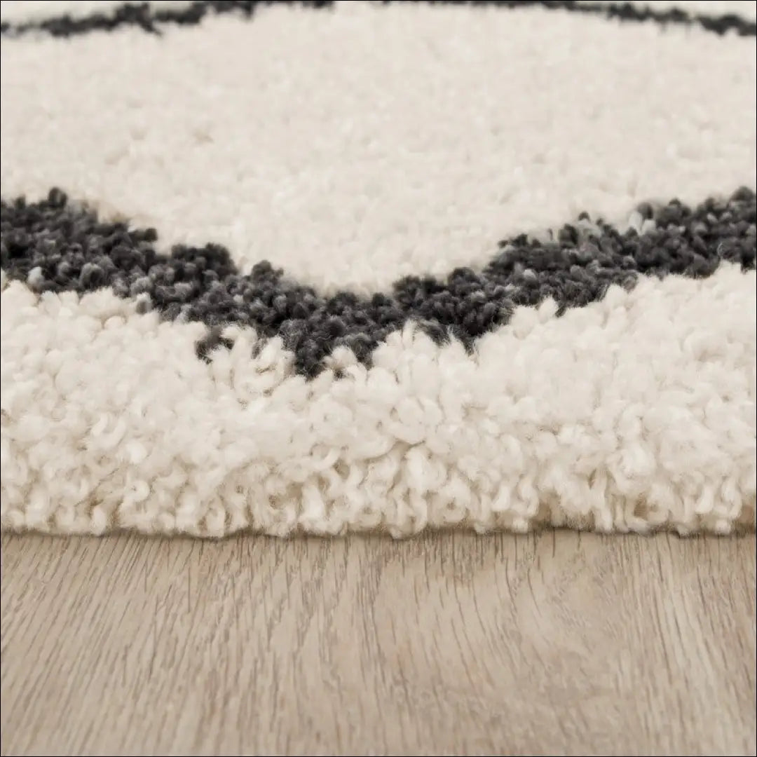 Kilimas NI5179 - 100-200, 50-100, __label:Pristatymas 5-14 d.d., color-White anthracite, ilgaplaukiai Kilimai | Namų