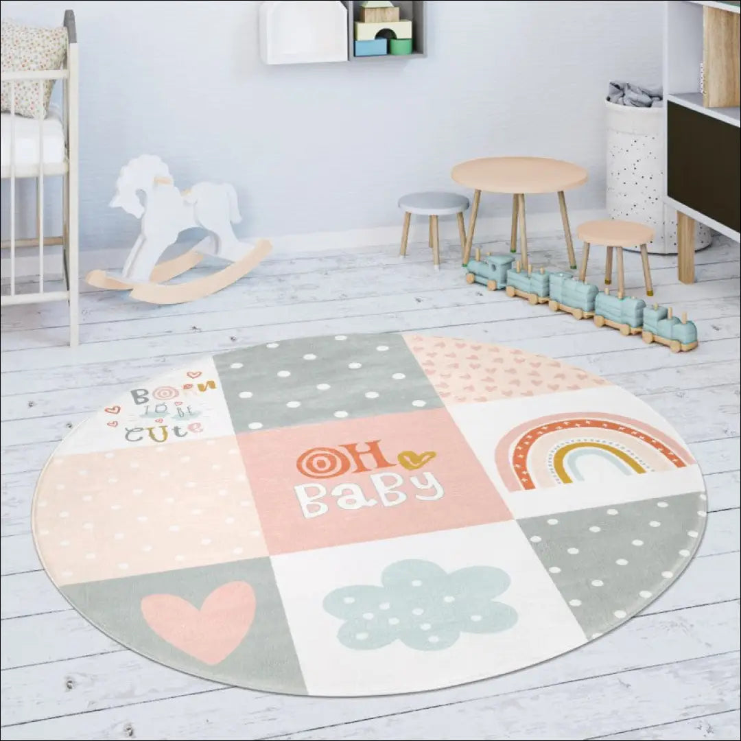 Kilimas NI5269 - €91 Save 15% 100-200, 50-100, __label:Pristatymas 5-14 d.d., color-rozine, kilimai 120 cm skersmuo