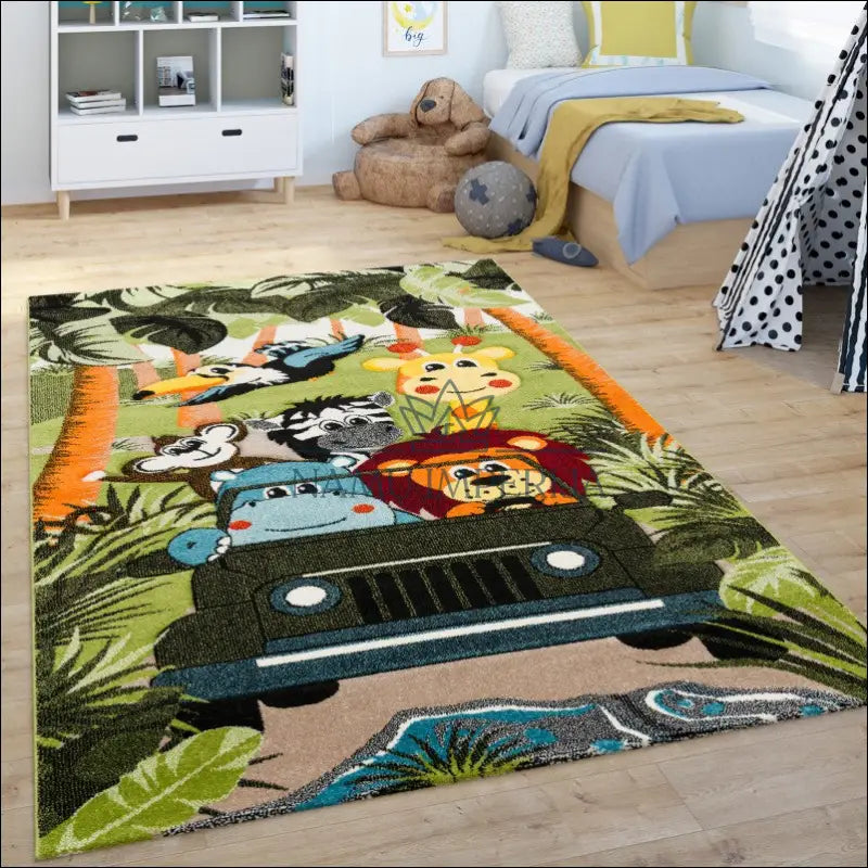 Kilimas NI5291 - €129 Save 15% 100-200, 25-50, 50-100, __label:Pristatymas 5-14 d.d., color-zalia 120 x 170 cm / Žalia