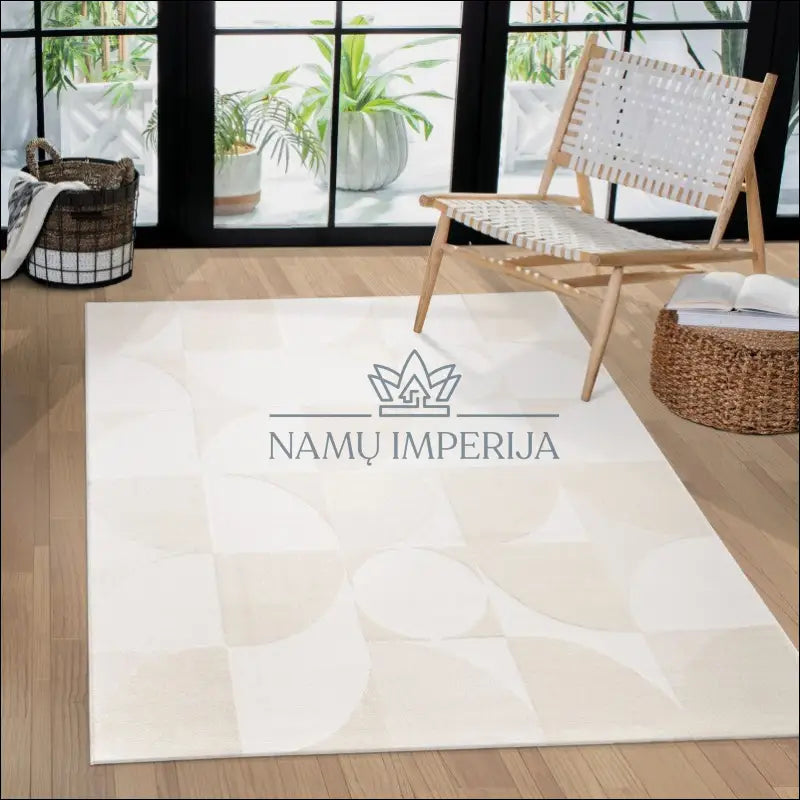 Kilimas NI5822 - €129 Save 15% 100-200, 50-100, __label:Pristatymas 5-14 d.d., color-kremas, kilimai 120 x 170 cm