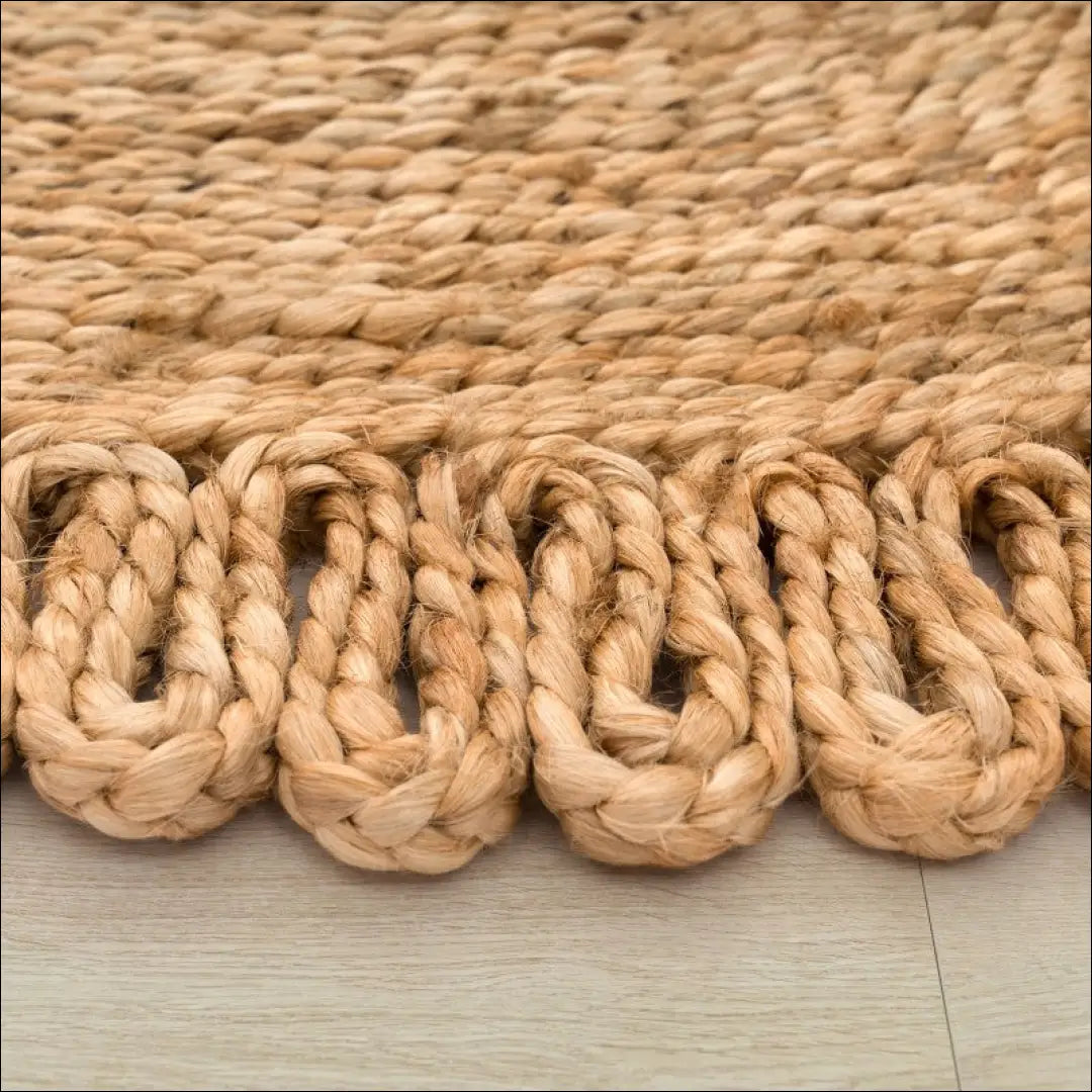 Kilimas NI5851 - 100-200, 50-100, __label:Pristatymas 5-14 d.d., color-Nature, kilimai Kilimai Jute Rug Handmade Round