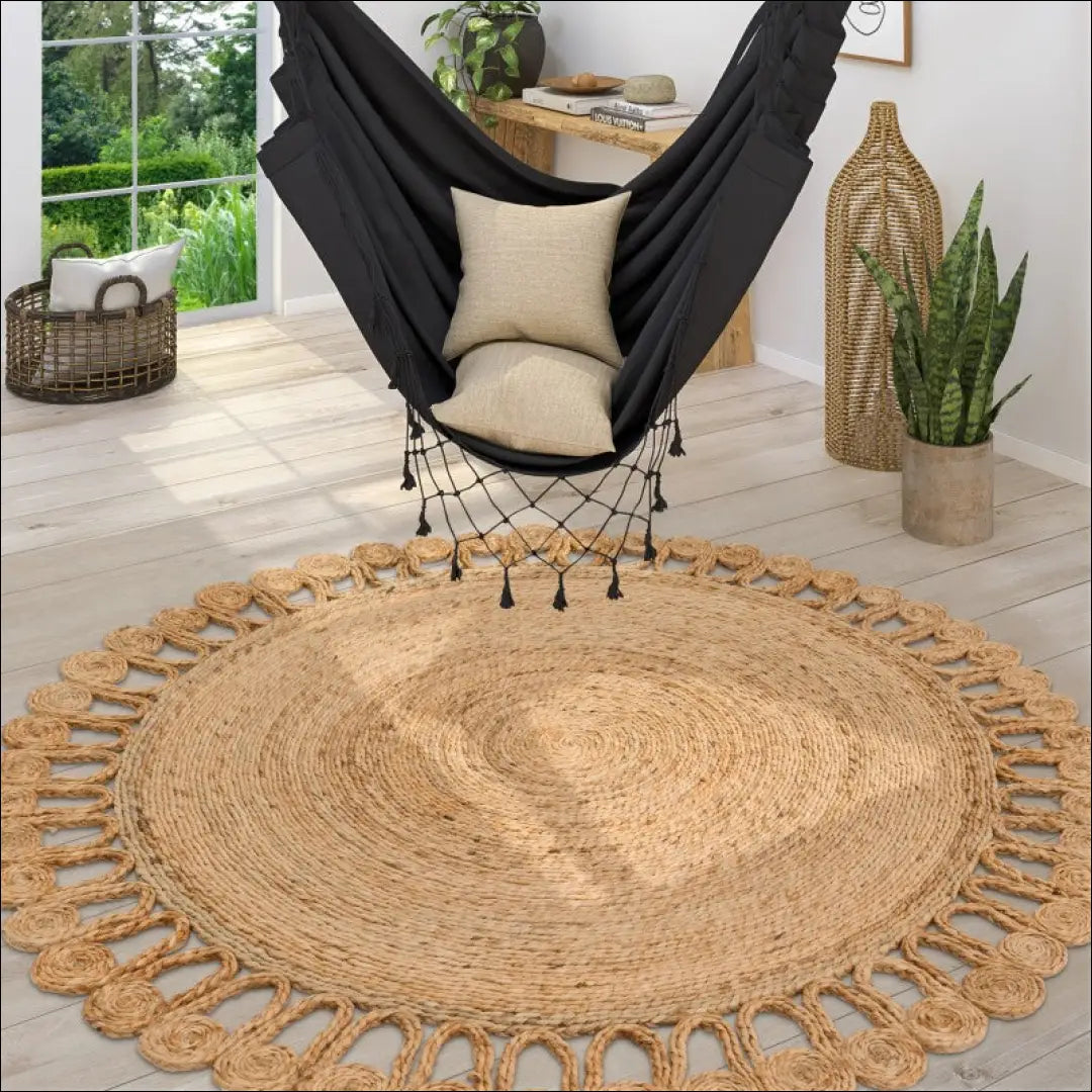 Kilimas NI5852 - €75 Save 15% 100-200, 50-100, __label:Pristatymas 5-14 d.d., color-Nature, kilimai 80 cm rund / Gamta
