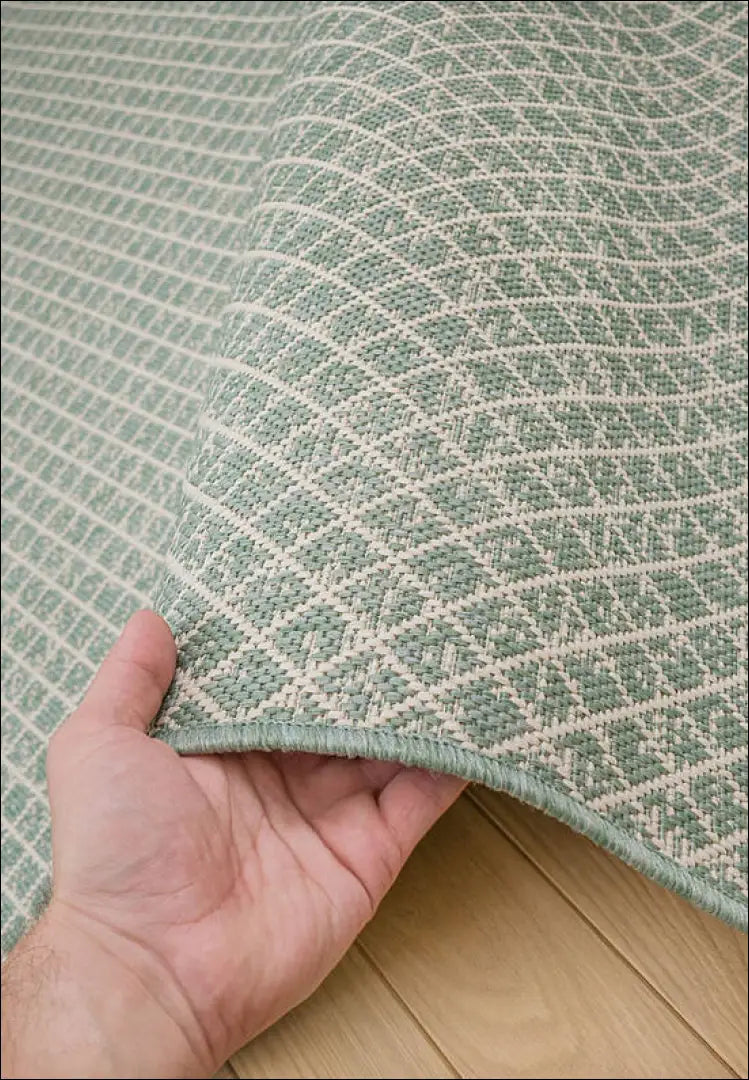 Kilimas RU1081 - €74 Save 50% 50-100, __label:Pristatymas 1-2 d.d., color-zalia, kilimai, lauko 200 cm x 290 / Žalia