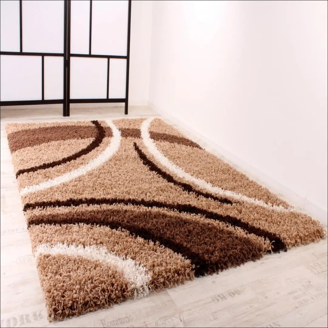 Kilimas RU1185 - €55 Save 50% 50-100, __label:Pristatymas 1-2 d.d., color-ruda, ilgaplaukiai, kilimai 70 cm x 250