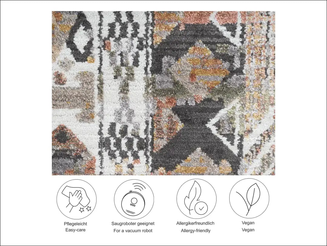 Kilimas RU1187 - €34 Save 50% 25-50, __label:Pristatymas 1-2 d.d., color-marga, color-margas, color-smelio 60 cm x 130