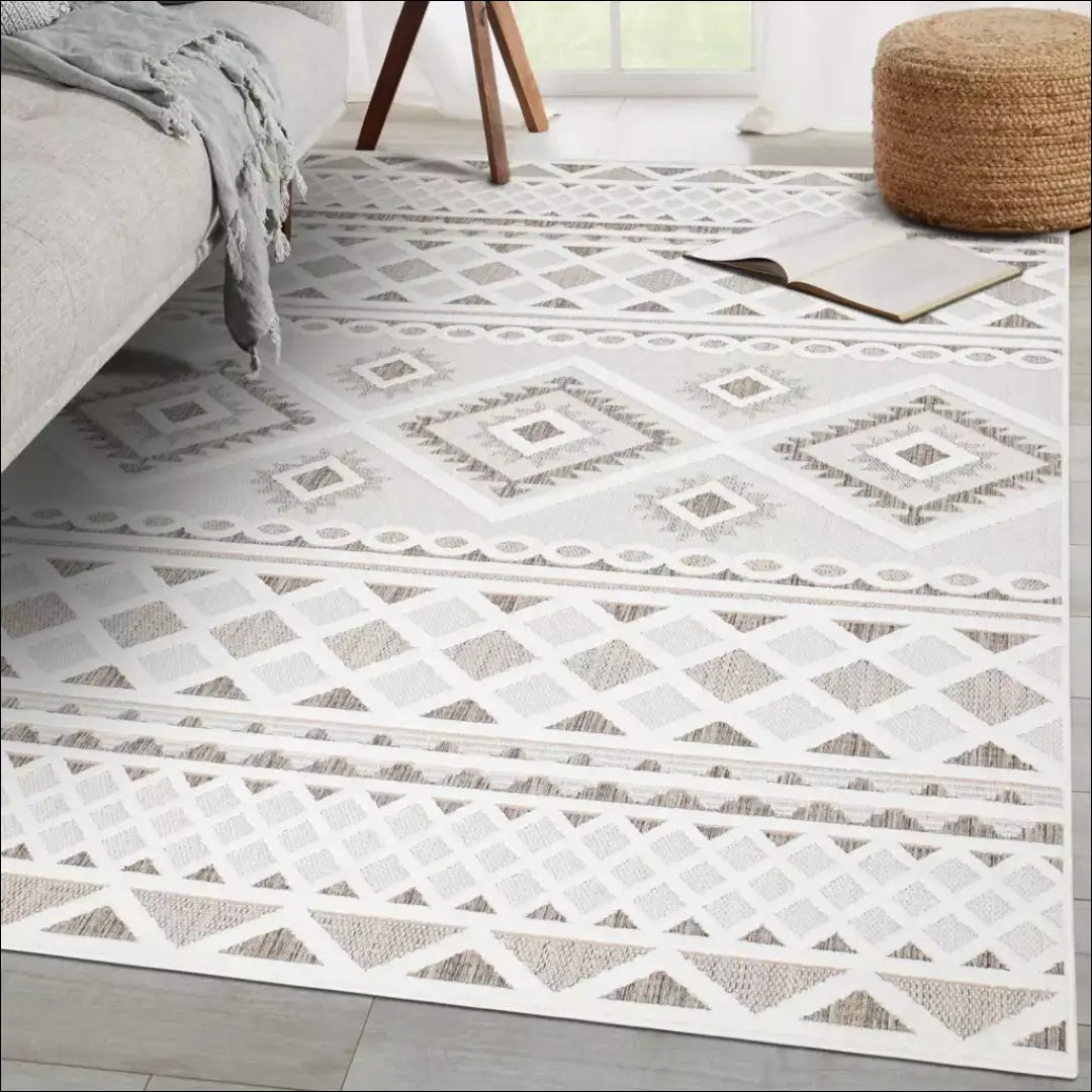 Kilimas RU1209 - €44 Save 50% 25-50, __label:Pristatymas 1-2 d.d., color-kremas, kilimai, lauko 150 cm x / Kremas