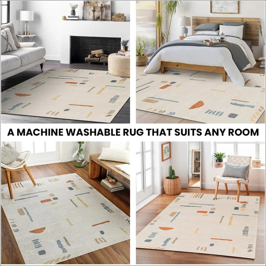 Kilimas RU1212 - €69 Save 50% 50-100, __label:Pristatymas 1-2 d.d., color-kremas, color-marga, color-margas 160 cm x