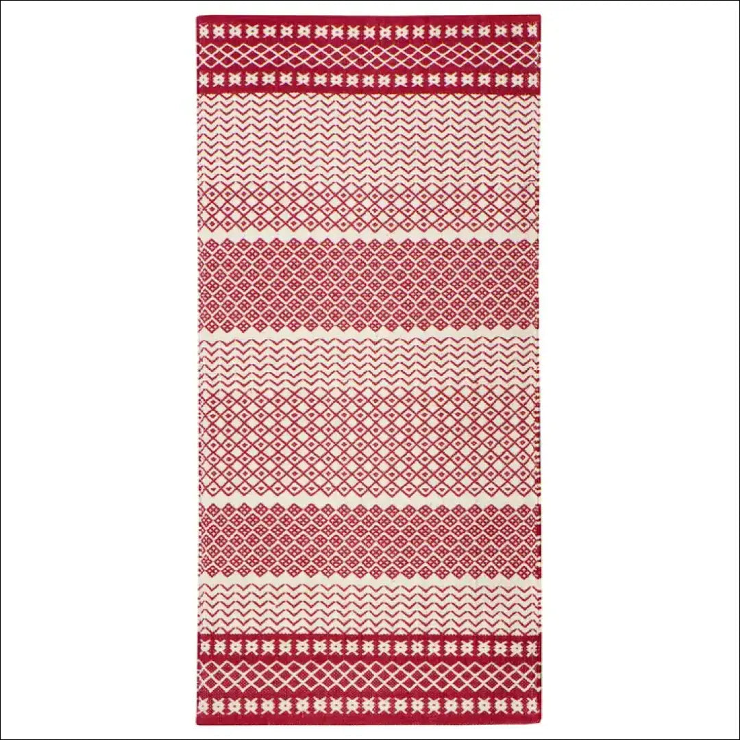 Kilimas RU1252 - €49 Save 50% 25-50, __label:Pristatymas 1-2 d.d., color-balta, color-raudona, kilimai 55 cm x 180