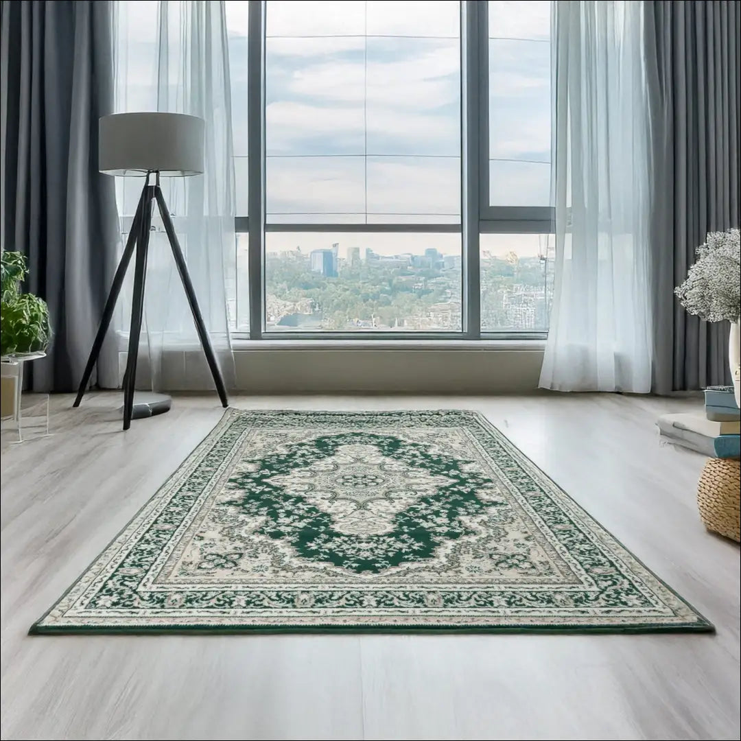 Kilimas RU1272 - €184 Save 50% 100-200, __label:Pristatymas 1-2 d.d., color-zalia, Dydis-280-x-370-cm, kilimai 280 cm x