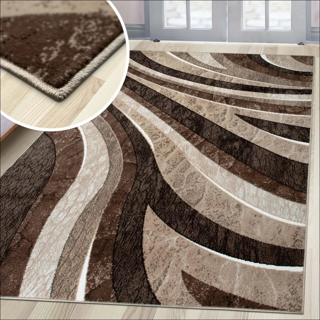 Kilimas RU1278 - €144 Save 50% 100-200, __label:Pristatymas 1-2 d.d., color-ruda, kilimai, material-poliesteris 240 cm