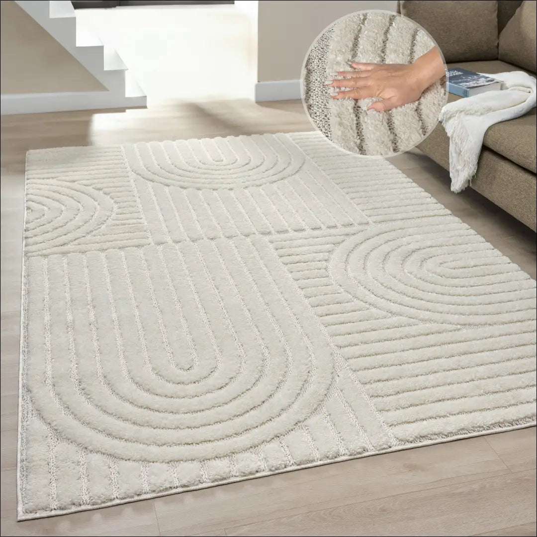 Kilimas RU1283 - €244 Save 50% __label:Pristatymas 1-2 d.d., color-kremas, kilimai, material-polipropilenas, over-200