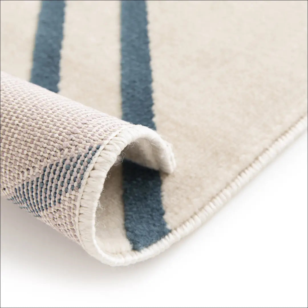 Kilimas RU1299 - €98 Save 50% 50-100, __label:Pristatymas 1-2 d.d., color-kremas, color-melyna, kilimai 160 cm x 230
