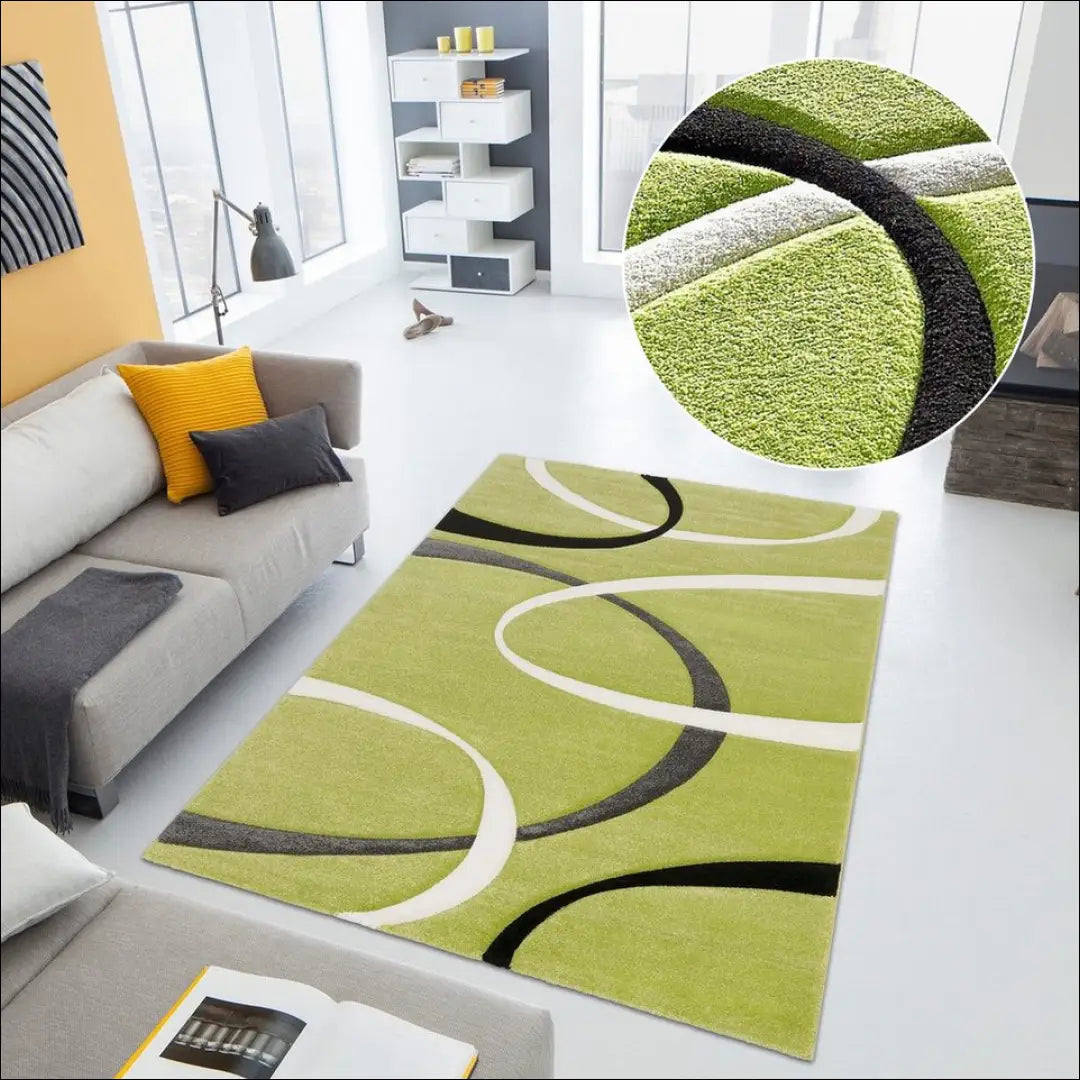 Kilimas RU1333 - €268 Save 50% __label:Pristatymas 1-2 d.d., color-zalia, kilimai, material-polipropilenas, over-200