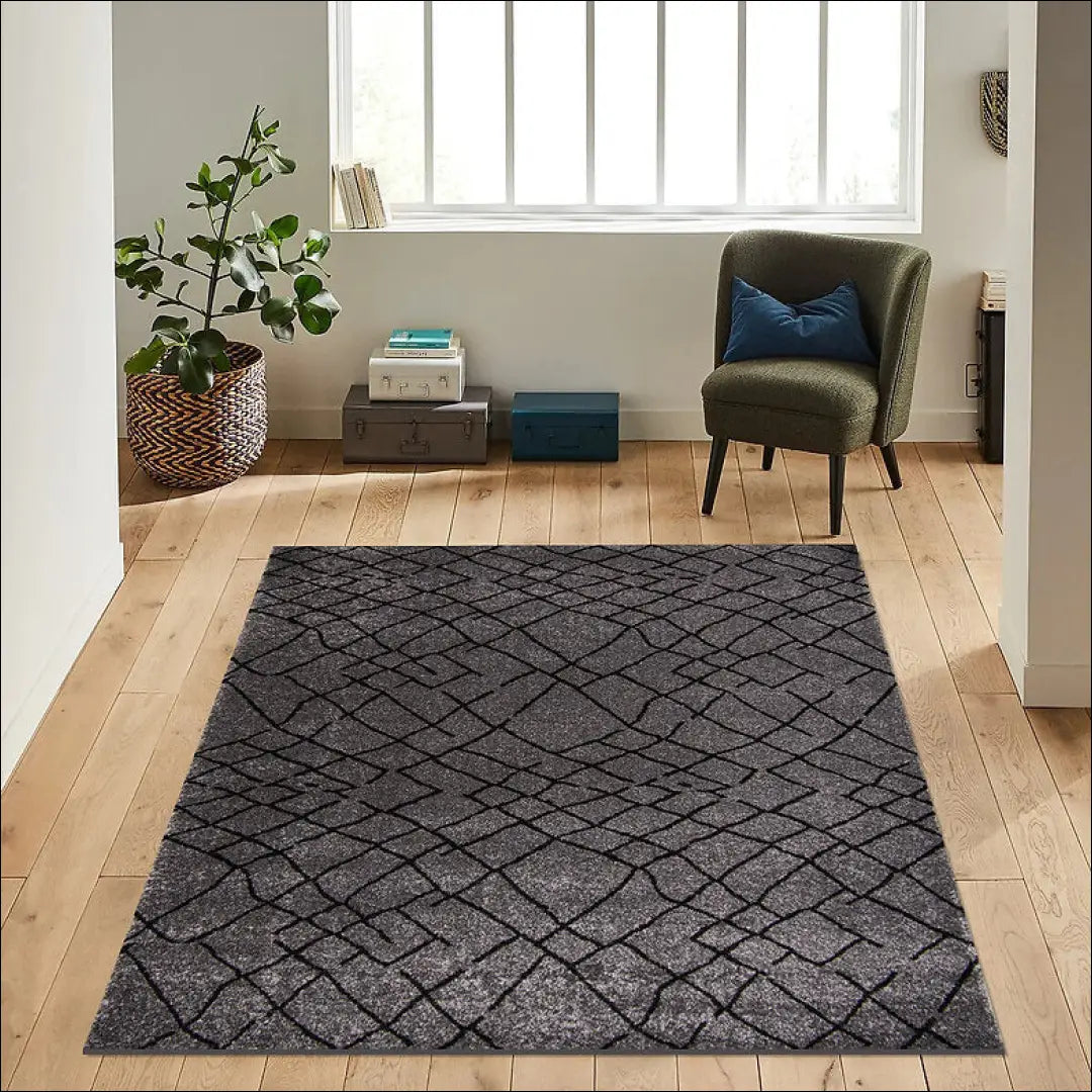 Kilimas RU1407 - €110 Save 50% 100-200, __label:Pristatymas 1-2 d.d., color-pilka, Dydis-160-x-230-cm, Dydis-160x230cm