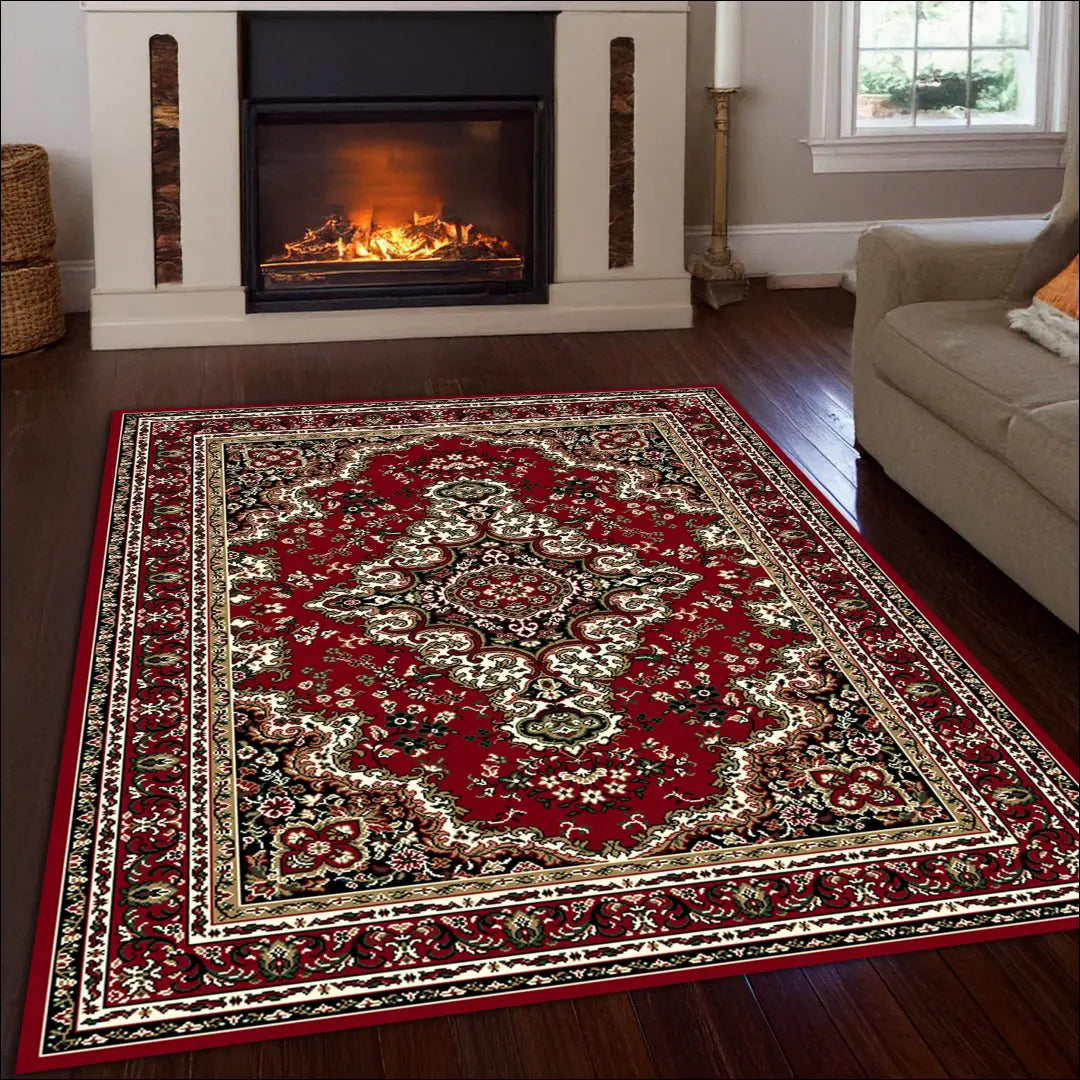 Kilimas RU1427 - €183 Save 50% 100-200, __label:Pristatymas 1-2 d.d., color-raudona, kilimai, material-polipropilenas
