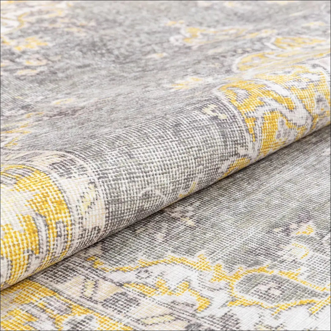 Kilimas RU1439 - €135 Save 50% 100-200, __label:Pristatymas 1-2 d.d., color-geltona, color-pilka, Dydis-200-x-280-cm