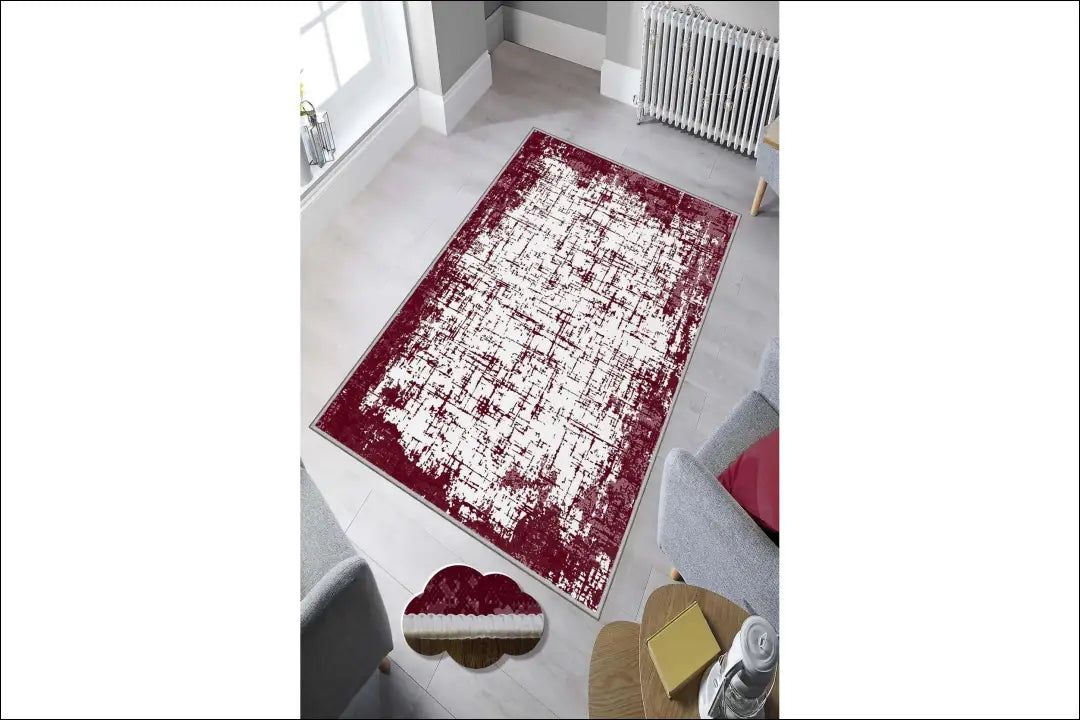 Kilimas RU1443 - €74 Save 50% 50-100, __label:Pristatymas 1-2 d.d., color-balta, color-violetine, Dydis-160-x-230-cm