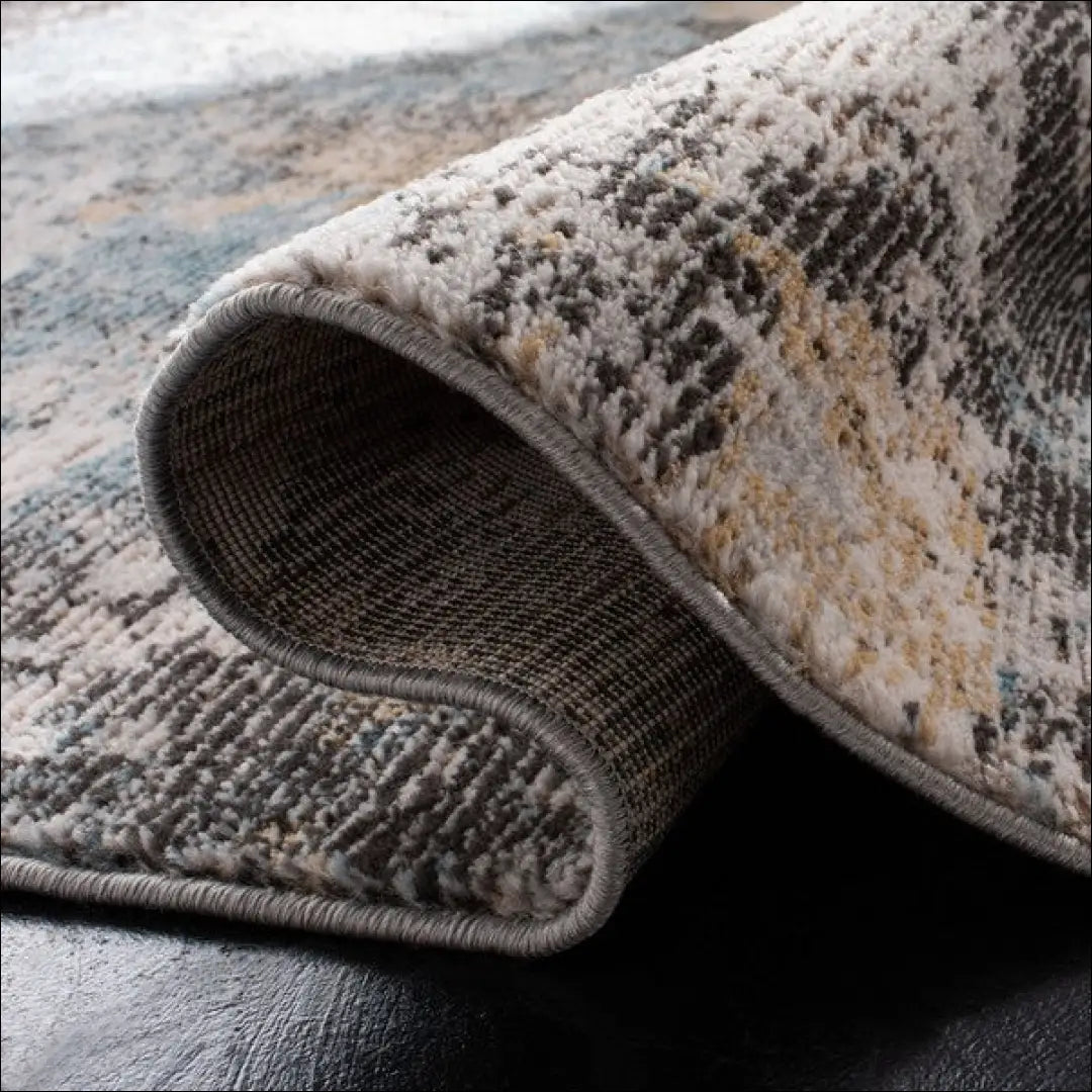 Kilimas RU1521 - €40 Save 50% 25-50, __label:Pristatymas 1-2 d.d., color-melyna, color-pilka, kilimai 90 cm x 150
