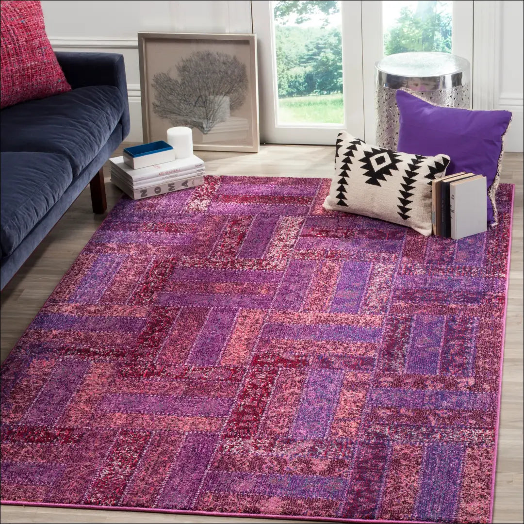 Kilimas RU1545 - €220 Save 50% __label:Pristatymas 1-2 d.d., color-violetine, kilimai, material-polipropilenas,