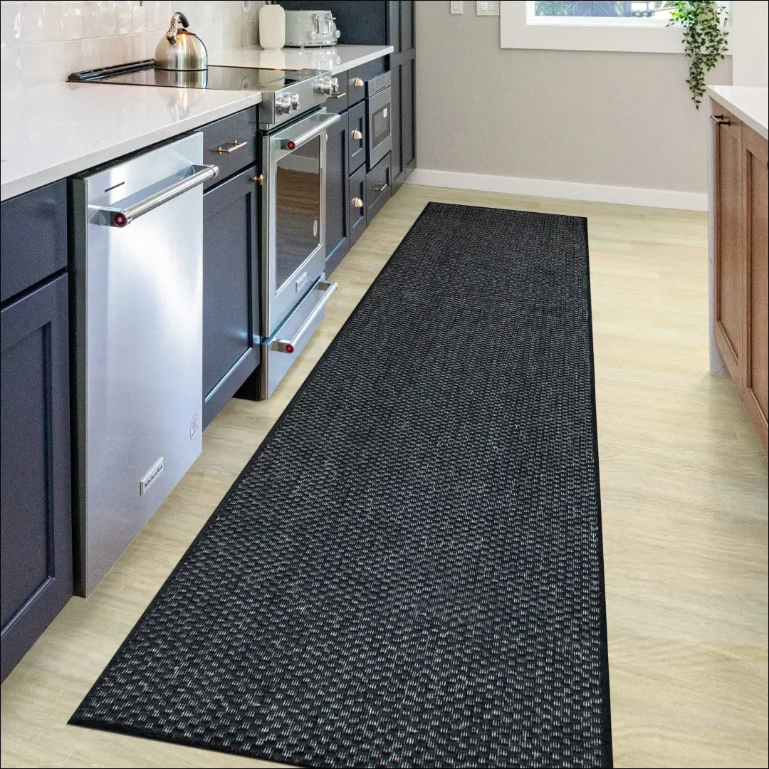Kilimas RU1673 - €36 Save 50% 25-50, __label:Pristatymas 1-2 d.d., color-juoda, Dydis-80-x-250-cm, kilimai 80 cm x 250