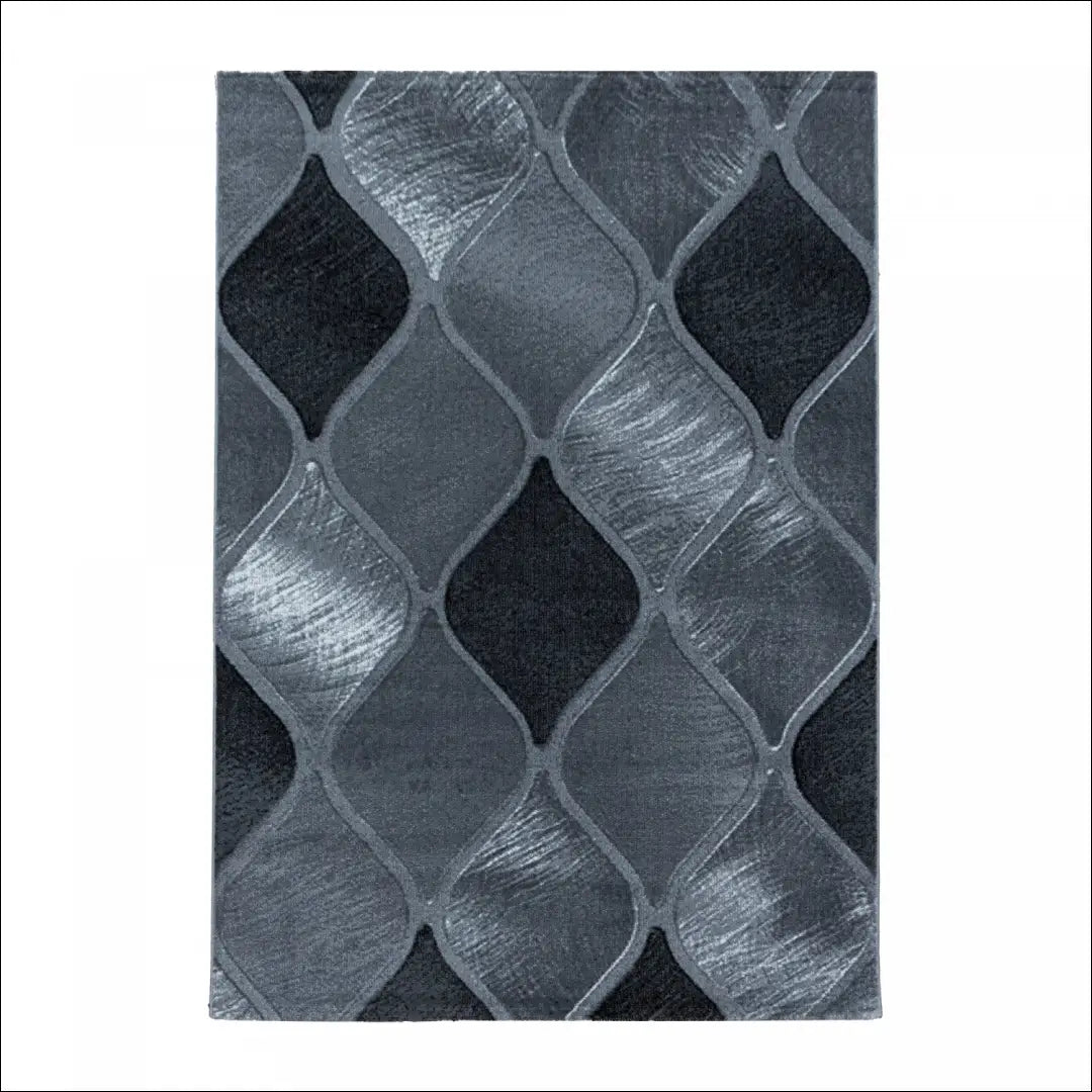 Kilimas RU2036 - €86 Save 30% 50-100, __label:Pristatymas 1-2 d.d., color-juoda, color-pilka, Dydis-140-x-200-cm 140 cm