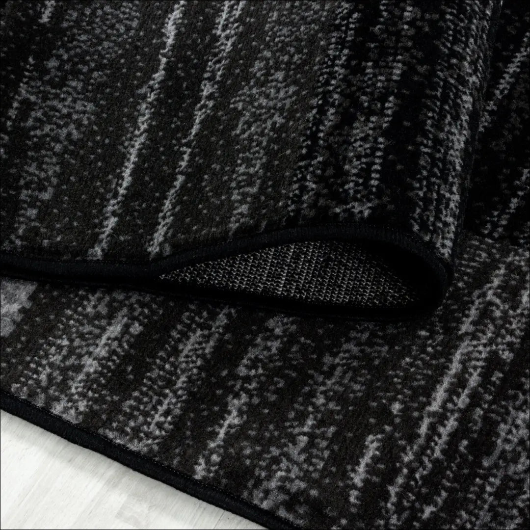 Kilimas RU2099 - €35 Save 30% 25-50, __label:Pristatymas 1-2 d.d., color-juoda, color-pilka, Dydis-80-x-150-cm 80 x 150