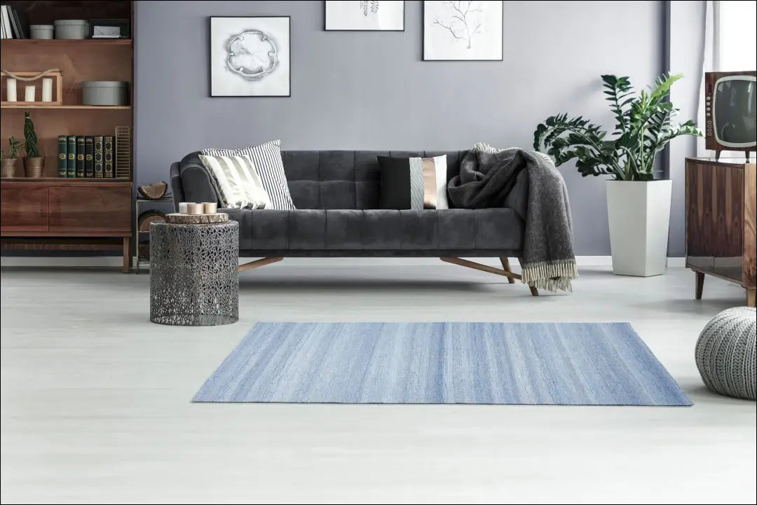 Kilimas RU213 - €70 Save 55% 50-100, __label:Pristatymas 1-2 d.d., color-melyna, kilimai, material-medvilne Kilimai