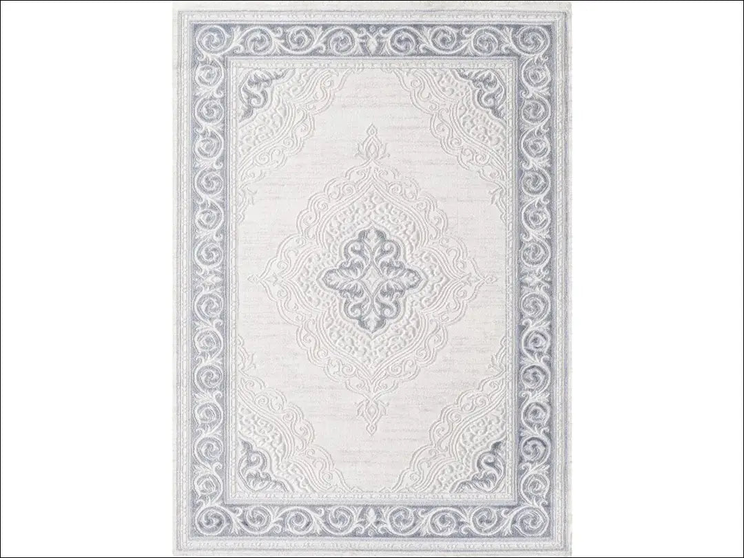 Kilimas RU233 - €67 Save 55% 50-100, __label:Pristatymas 1-2 d.d., color-kremas, color-melyna, color-sidabrine Kilimai