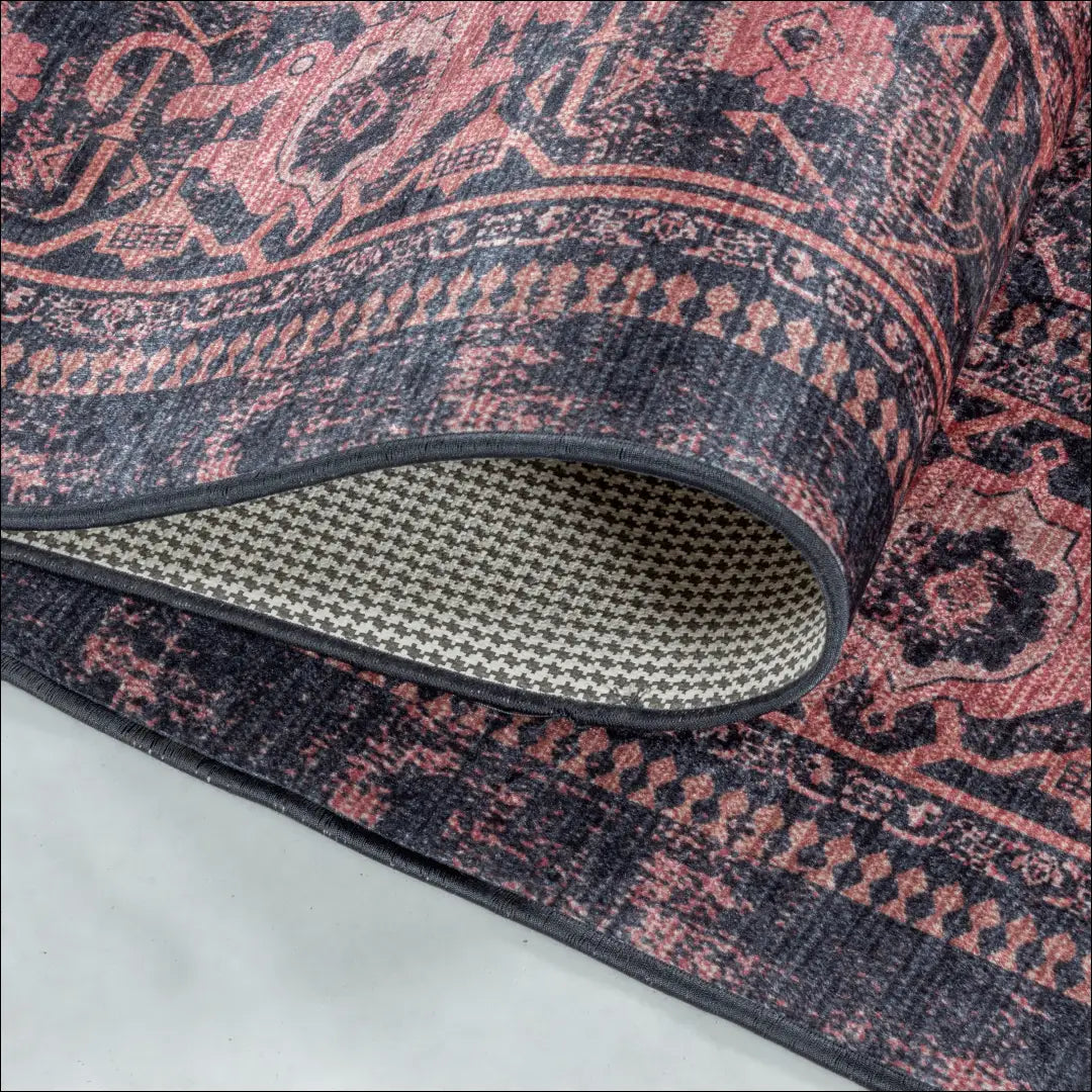 Kilimas RU778 - €55 Save 30% 50-100, __label:Pristatymas 1-2 d.d., color-juoda, color-raudona, Dydis-80-x-250-cm 80 x