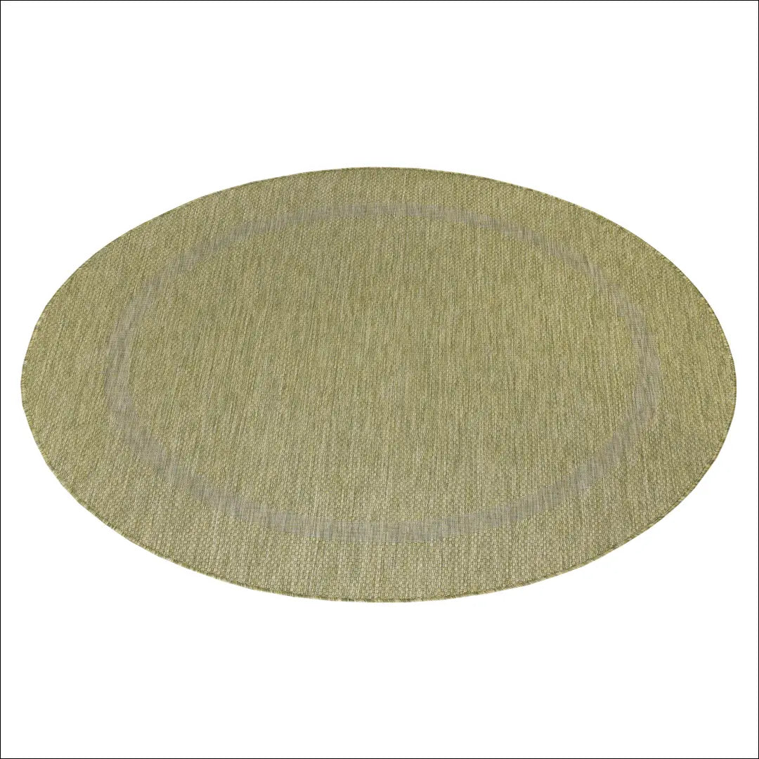 Kilimas RU786 - €67 Save 30% 50-100, __label:Pristatymas 1-2 d.d., apvalus, color-zalia, Dydis-160-cm-skersmuo 160 cm