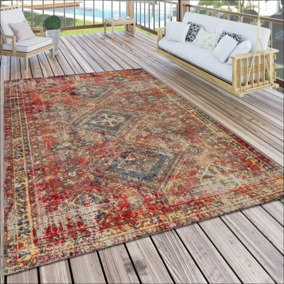 Kilimas RU869 - €60 Save 30% 50-100, __label:Pristatymas 1-2 d.d., color-raudona, kilimai, lauko 80 cm x 150 / Raudona
