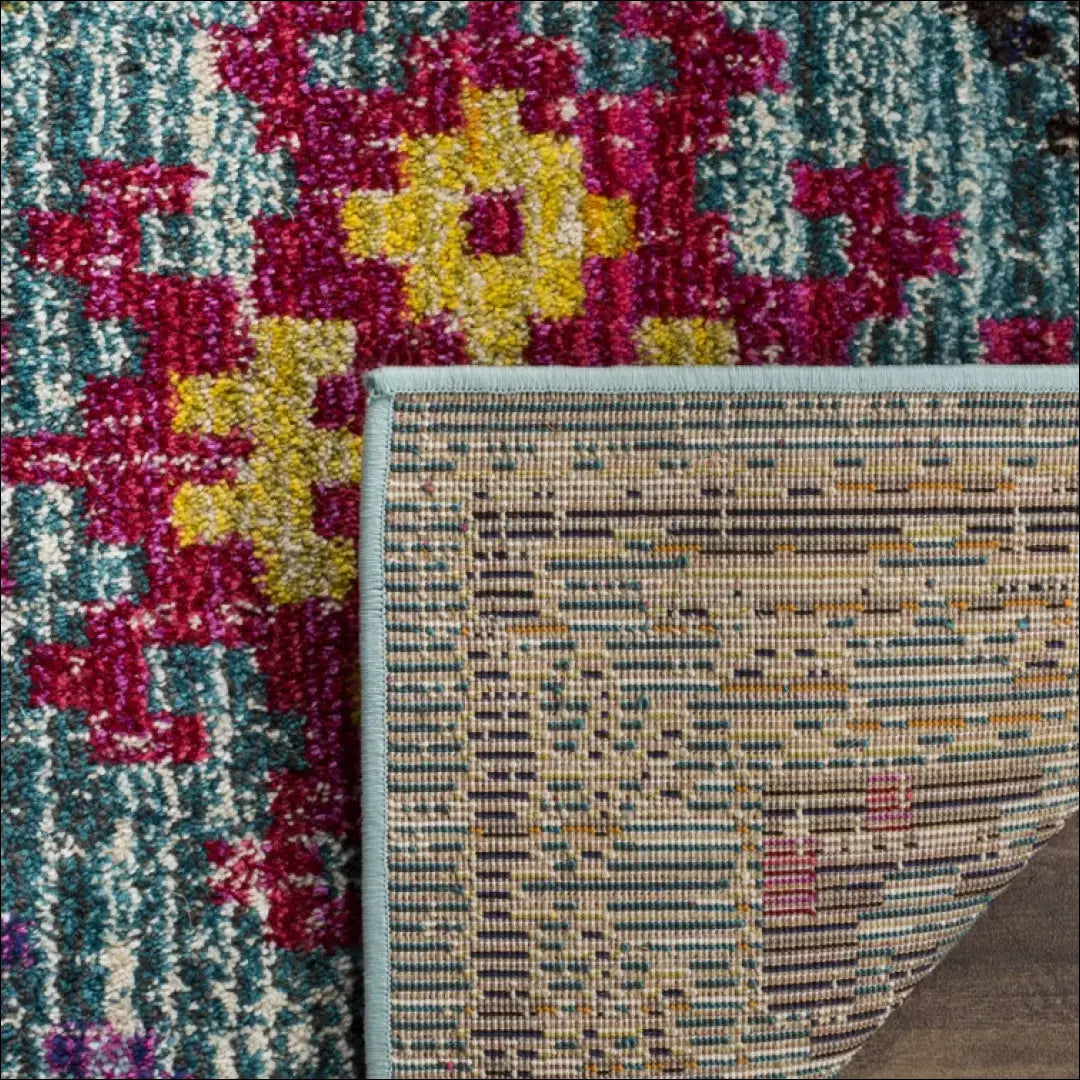 Kilimas RU874 - €42 Save 50% 25-50, __label:Pristatymas 1-2 d.d., color-marga, color-margas, color-melyna 60 cm x 240