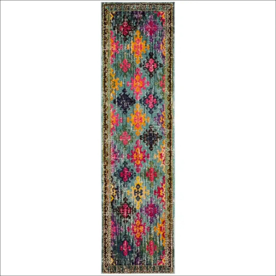 Kilimas RU874 - €42 Save 50% 25-50, __label:Pristatymas 1-2 d.d., color-marga, color-margas, color-melyna 60 cm x 240