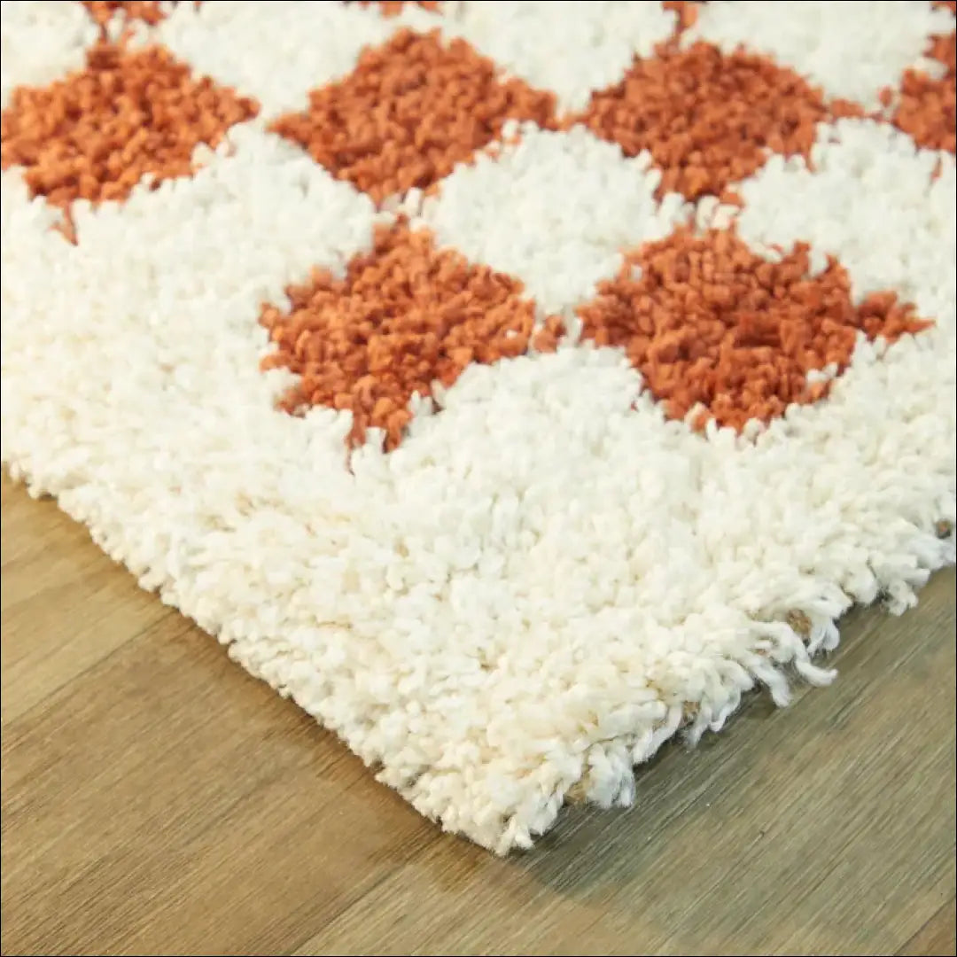 Kilimas RU959 - €39 Save 50% 25-50, __label:Pristatymas 1-2 d.d., color-kremas, color-ruda, ilgaplaukiai 120 cm x 170