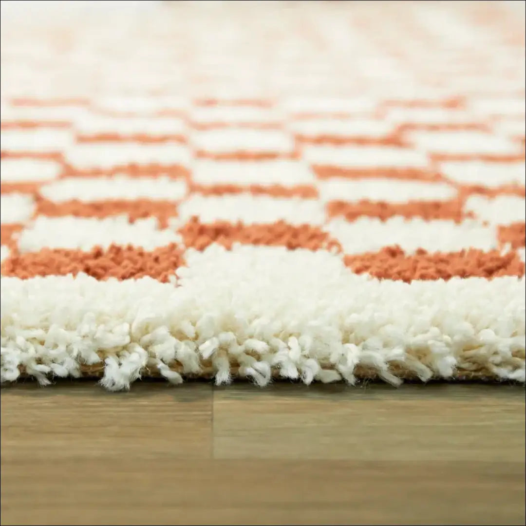 Kilimas RU959 - €39 Save 50% 25-50, __label:Pristatymas 1-2 d.d., color-kremas, color-ruda, ilgaplaukiai 120 cm x 170