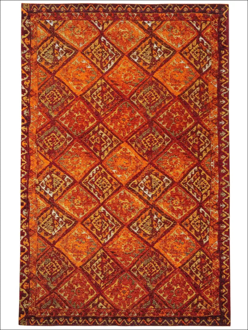 Kilimas RU973 - €44 Save 50% 25-50, __label:Pristatymas 1-2 d.d., color-marga, color-margas, color-oranzine 75 cm x 165