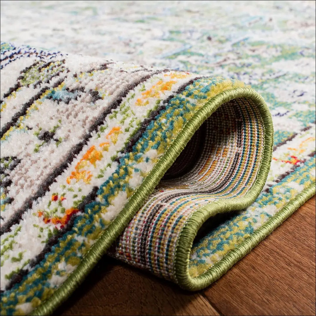 Kilimėlis RU1188 - €28 Save 50% 25-50, __label:Pristatymas 1-2 d.d., color-turkis, color-zalia, kilimai 60 cm x 130