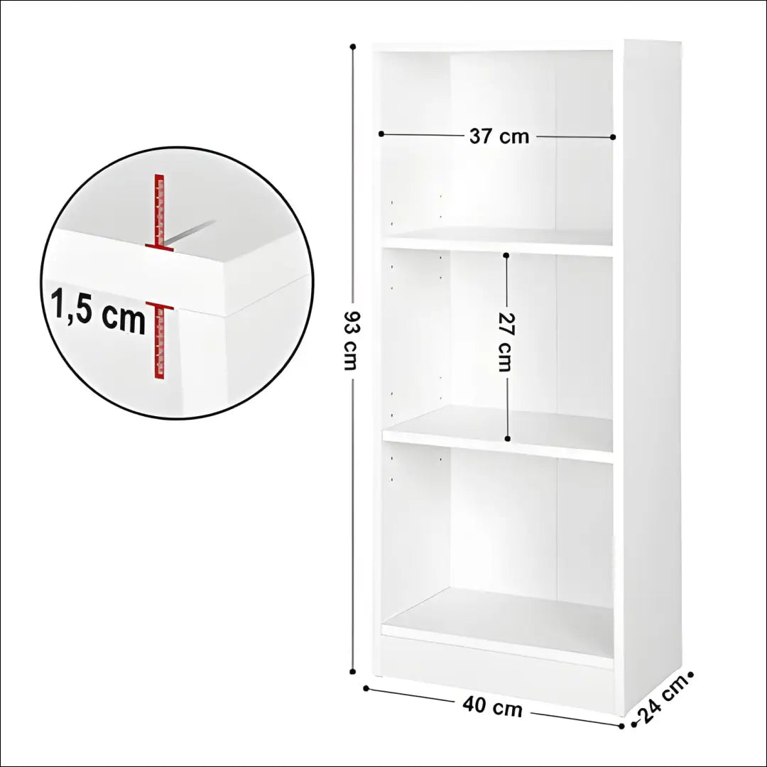Knygų lentyna SM193 - €75 Save 40% 50-100, __label:Pristatymas 5-14 d.d., knygu-lentyna, notouch30, song 93x40x24cm