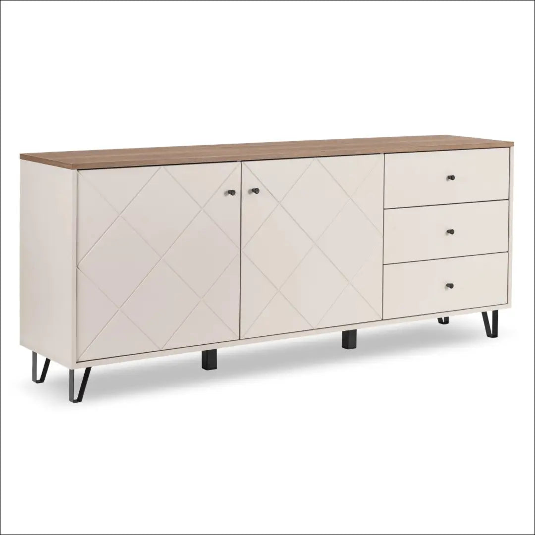 Komoda 183 cm kašmyro/Castello ąžuolo spalvos TE2534 - €286.94 Save 15% __label:Pristatymas 5-14 d.d., Newelite