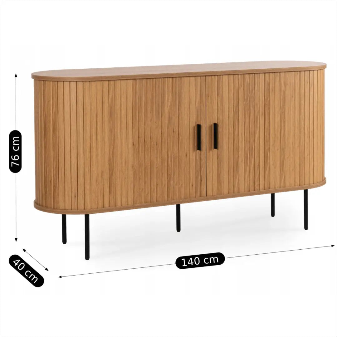 Komoda 2 durų ąžuolo spalvos 140 cm TE325 - €308 Save 15% __label:Pristatymas 5-14 d.d., elite, over-200, uzsakomi,