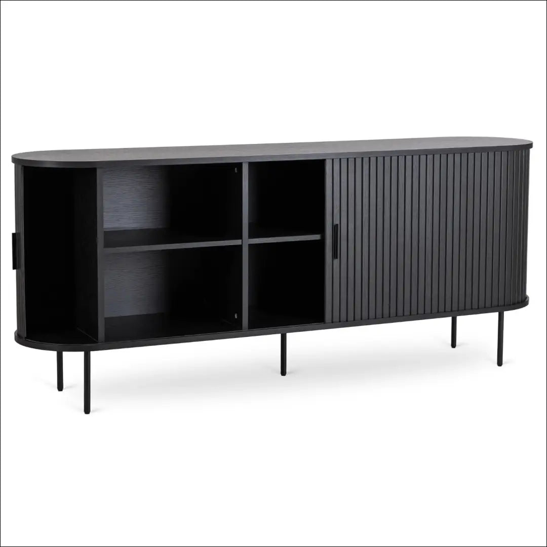 Komoda 2 durų juodos spalvos 180 cm TE610 - €376 Save 15% __label:Pristatymas 5-14 d.d., elite, over-200, uzsakomi,