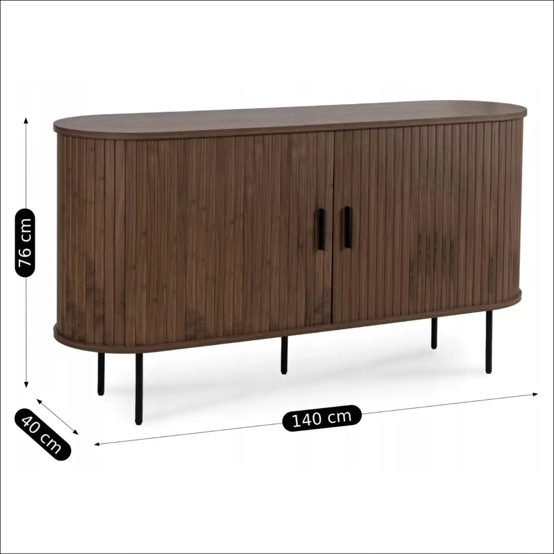Komoda 2 durų riešuto spalvos 140 cm TE339 - €308 Save 15% __label:Pristatymas 5-14 d.d., elite, over-200, uzsakomi,