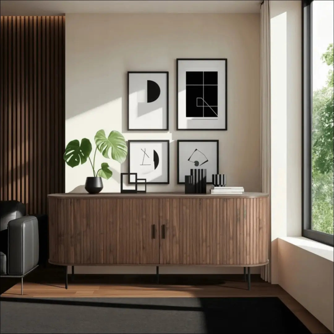 Komoda 2 durų riešuto spalvos 180 cm TE608 - €376 Save 15% __label:Pristatymas 5-14 d.d., elite, over-200, uzsakomi,