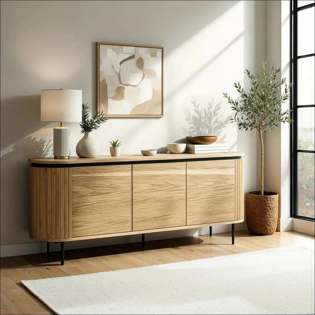 Komoda 3 durų ąžuolo spalvos 160 cm TE613 - €476 Save 15% __label:Pristatymas 5-14 d.d., elite, over-200, uzsakomi,