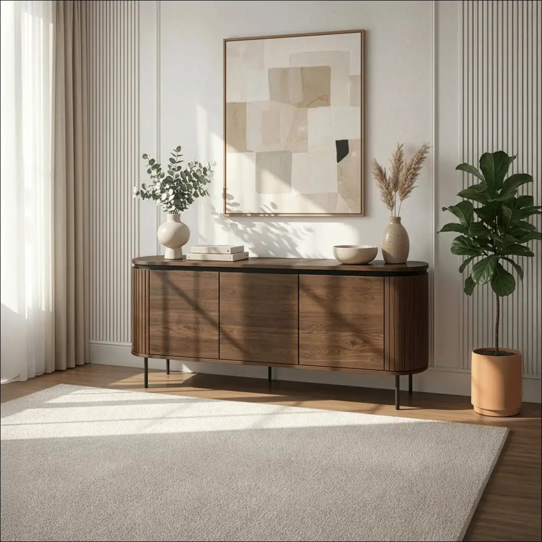 Komoda 3 durų riešuto spalvos 160 cm TE1076 - €387 Save 15% __label:Pristatymas 5-14 d.d., elite, over-200, uzsakomi,