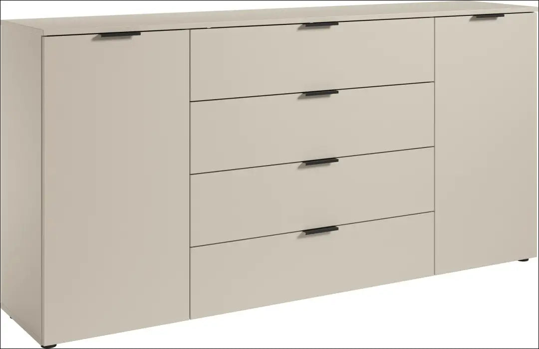 Komoda 4 stalčiai 2 durys kašmyras GA001 - €296 Save 20% __label:Pristatymas 5-14 d.d., over-200, uzsakomi, uzsakomi