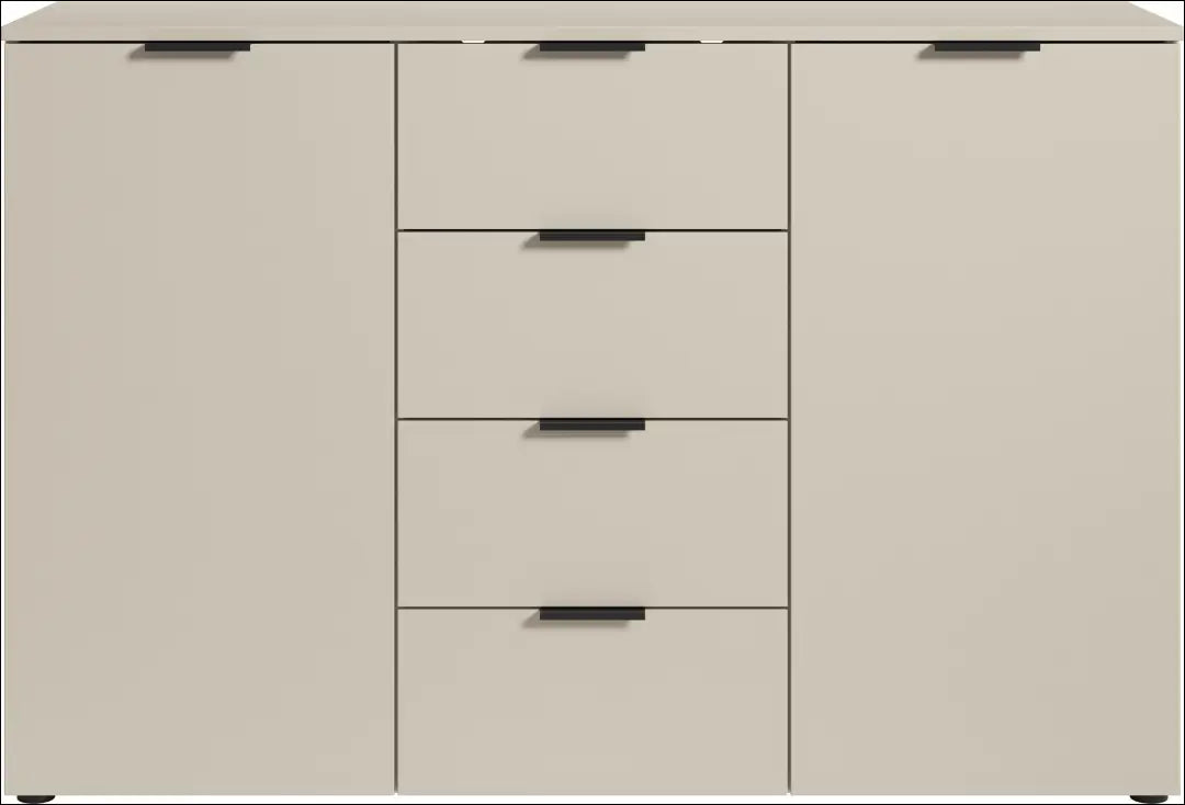 Komoda 4 stalčiai ir 2 durys kašmyras GA002 - €255 Save 20% __label:Pristatymas 5-14 d.d., uzsakomi komodos Virš €200