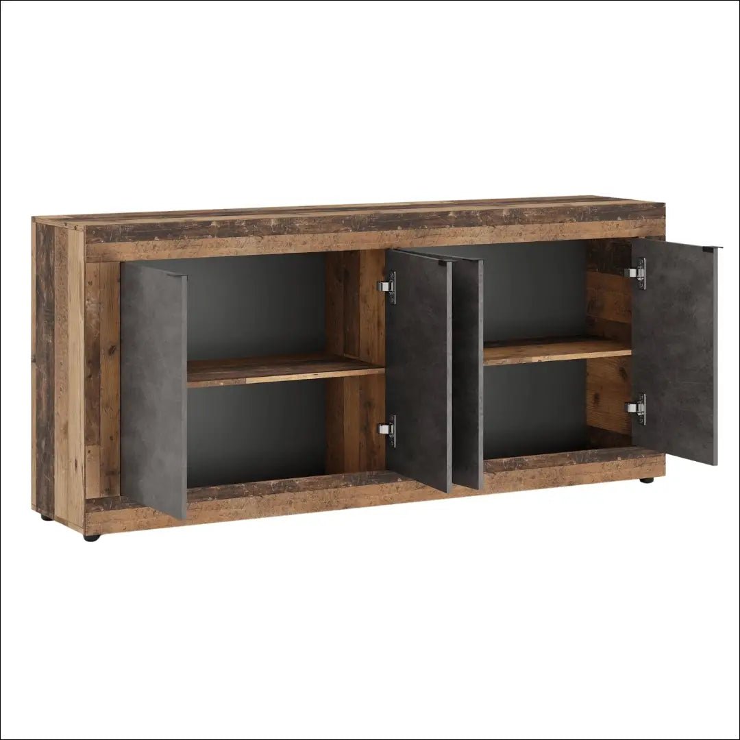 Komoda ąžuolo spalvos / grafito 180 cm TE1197 - €201 Save 15% __label:Pristatymas 5-14 d.d., elite, Komody, over-200,